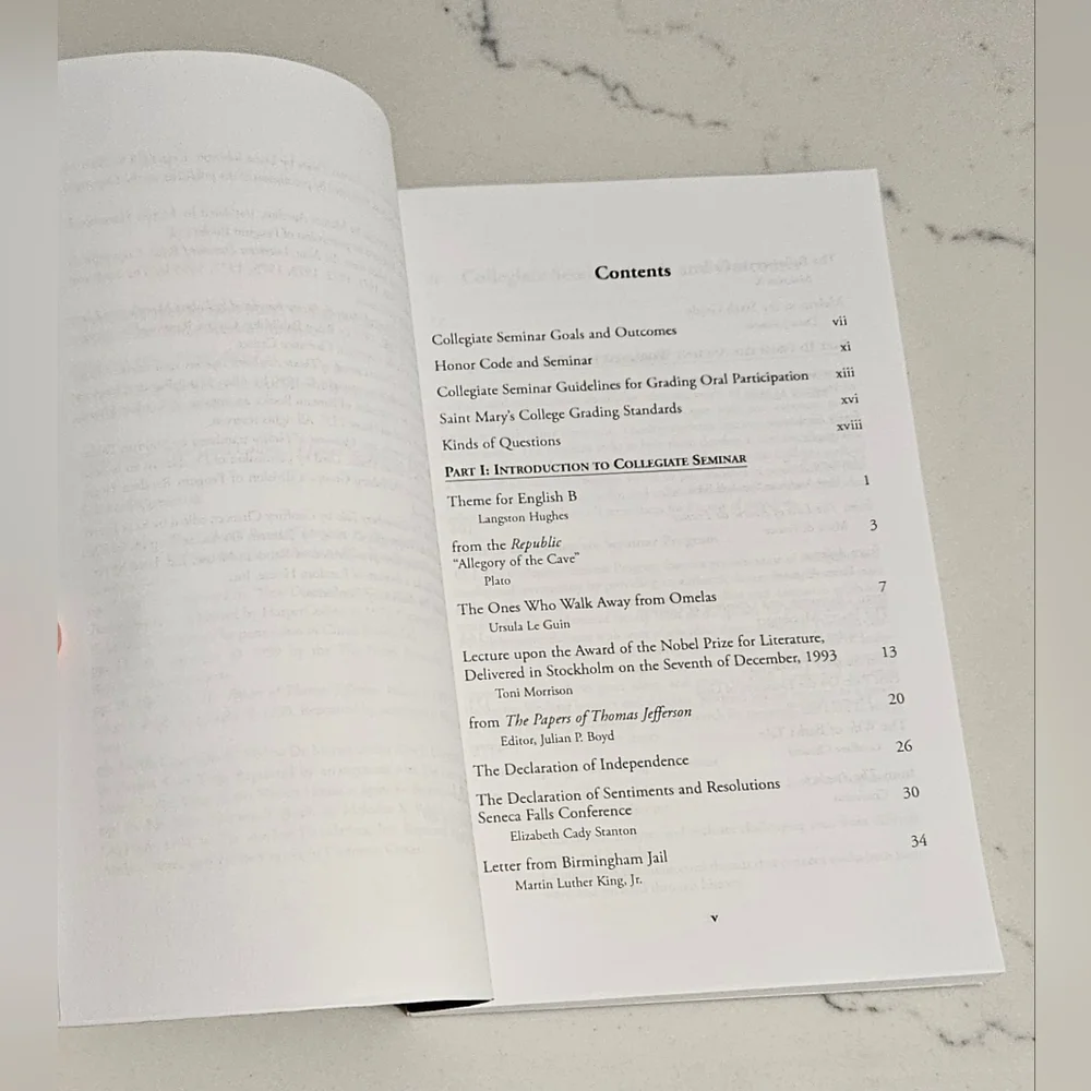 BOGOWestern Tradition I for Transfer Students Third Edition Saint Mary's College